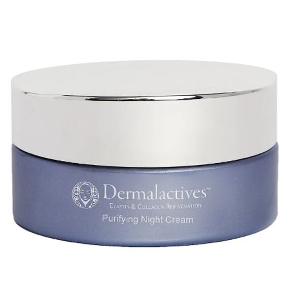 Dermalactives Purifying Night Cream Elastin Collagen Rejuvenates 50mL 1.7oz NWOB - Picture 1 of 1